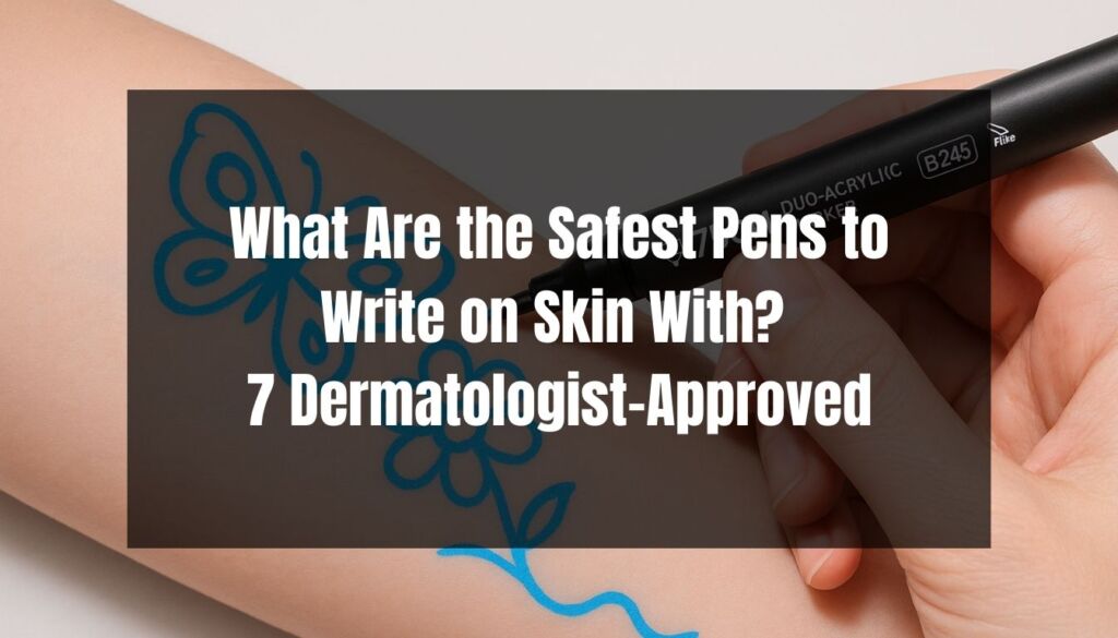 What Are the Safest Pens to Write on Skin With