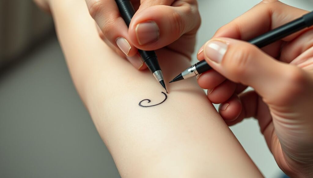 ink for skin drawing