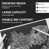 5 Pack White Acrylic Ink Pens for Drawing,
