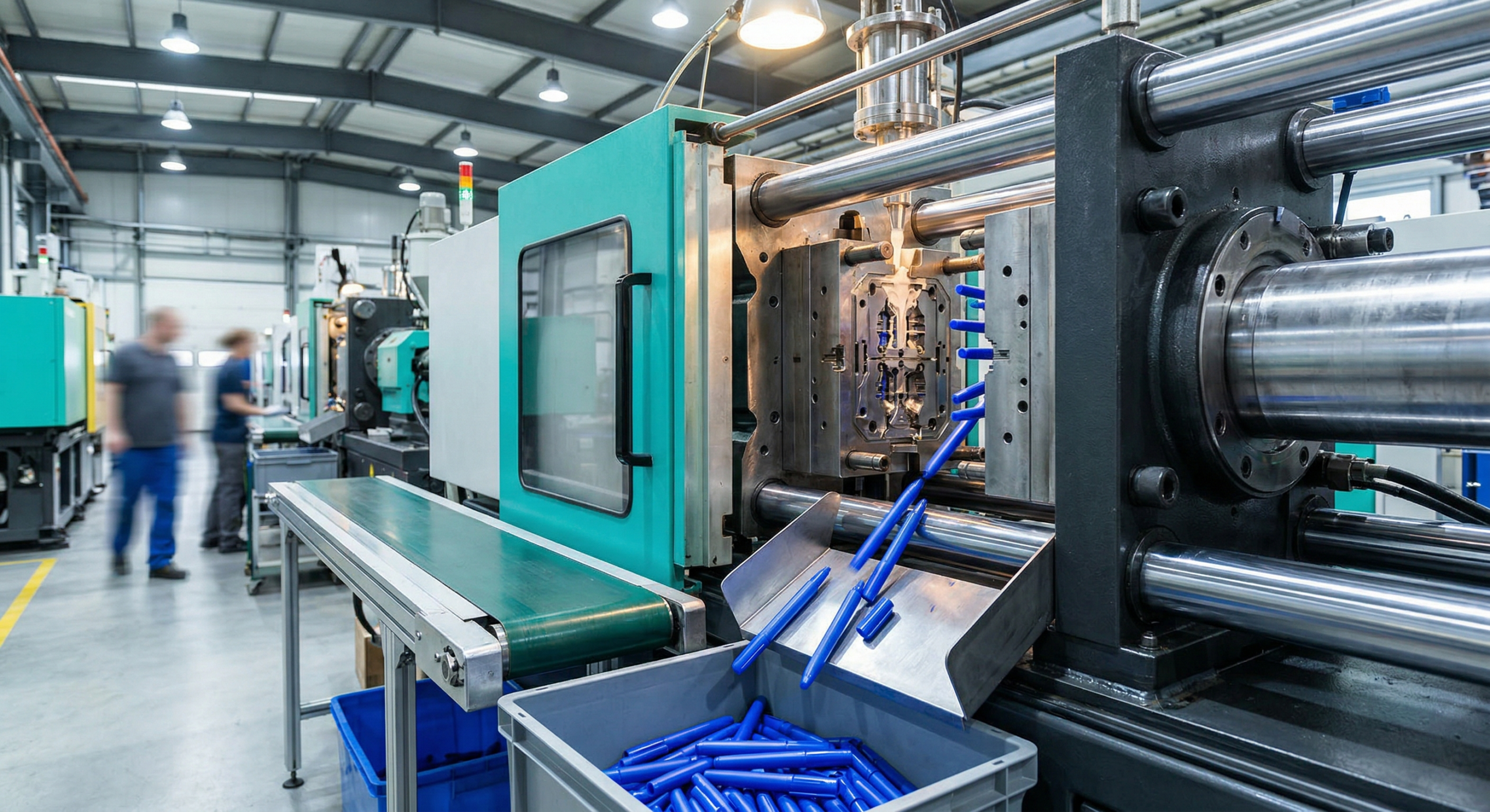 Our state-of-the-art injection molding machines ensure precise and efficient mass production of high-quality pen components.