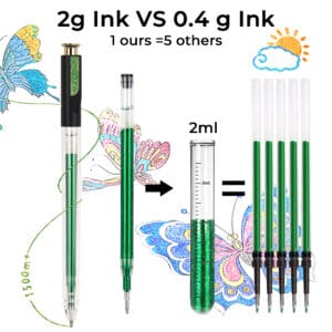12 Colors Large Capacity Metallic