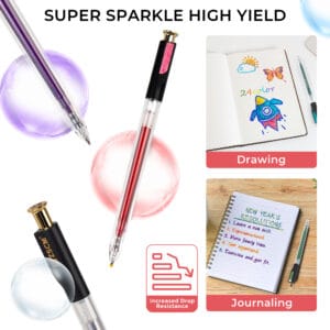 12 Colors Large Capacity Metallic