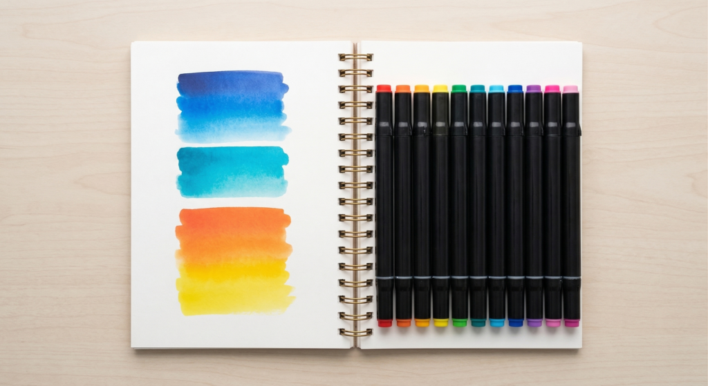 Vibrant Highlighters Vibrant Art Colors Whiteboard Markers application