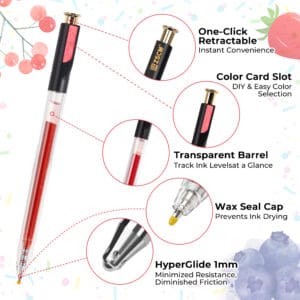 72 Colors Large Capacity Multicolor Glitter Metallic Gel Ink Pens