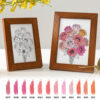 retractable pens-12 Red Pink