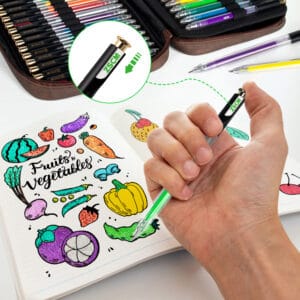 60 Colors Large Capacity Multicolor Gel Ink Pens