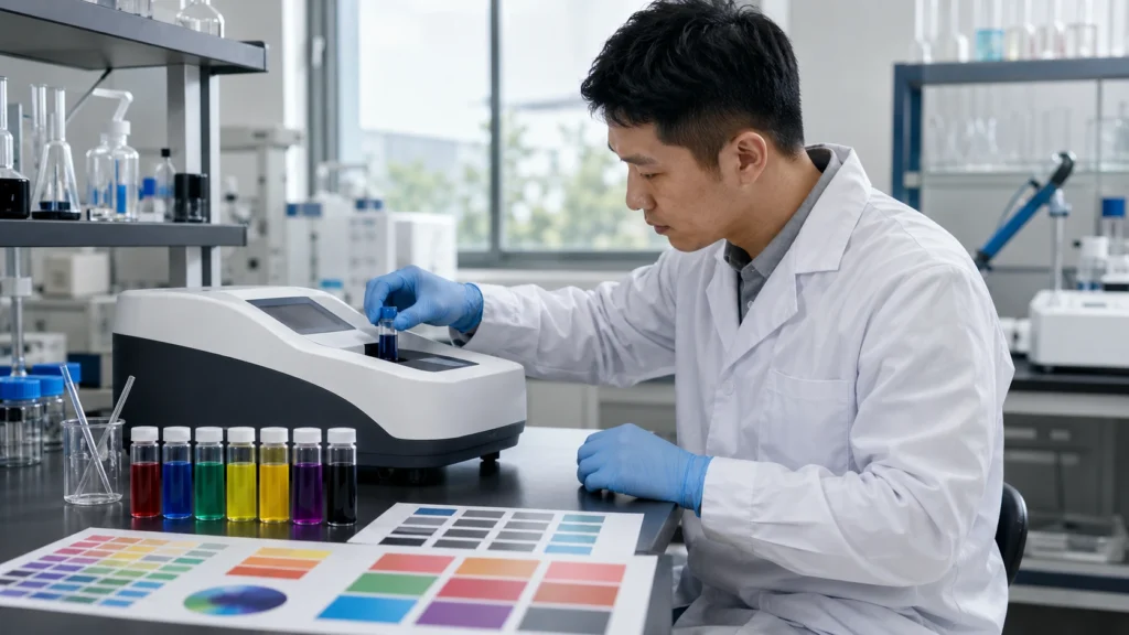  Ink lab testing for marker pen manufacturing quality control