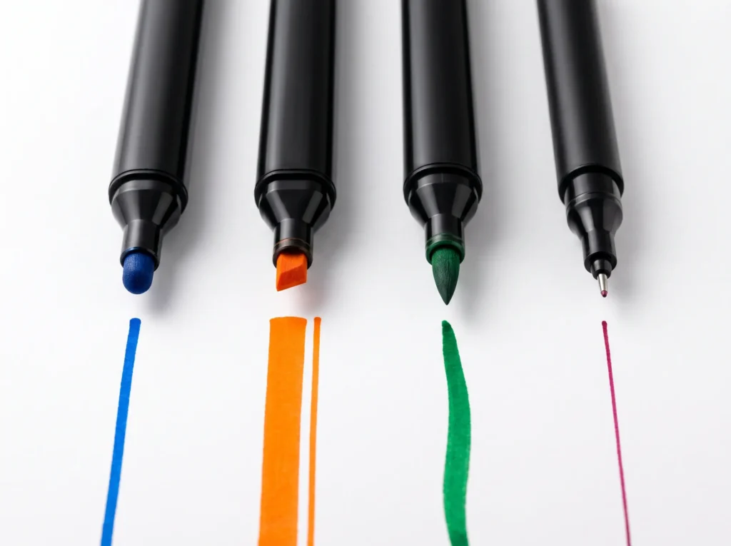 In-house ink R&D for alcohol-based ink markers