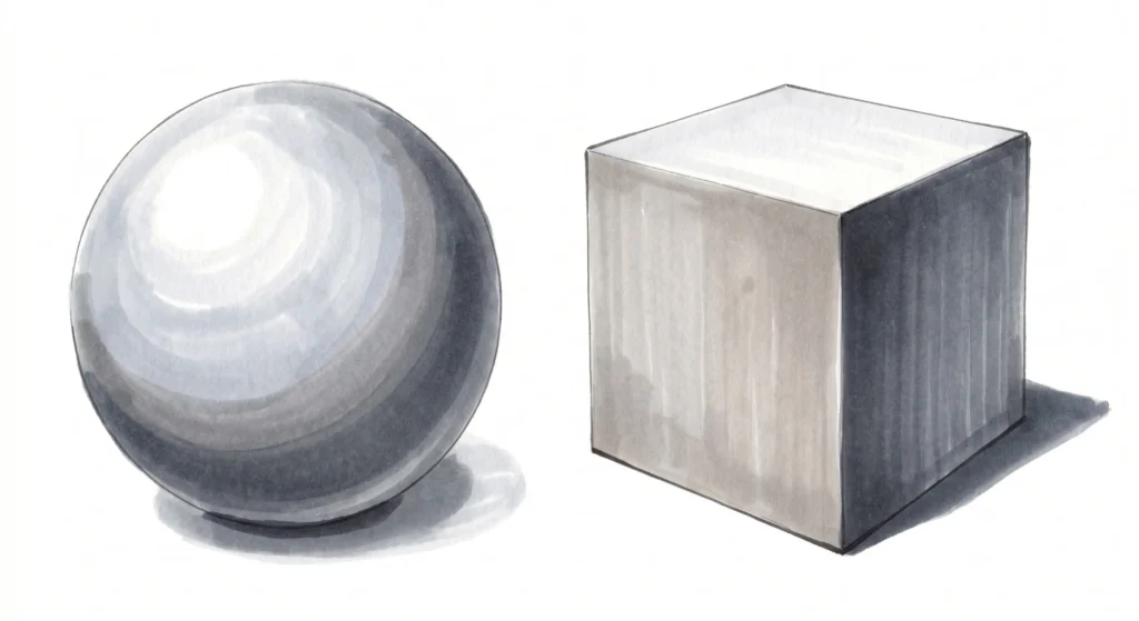 marker shading techniques on basic forms for beginner marker drawing tips