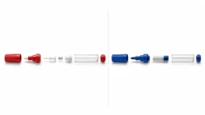 Acrylic marker valve press versus fiber tip comparison