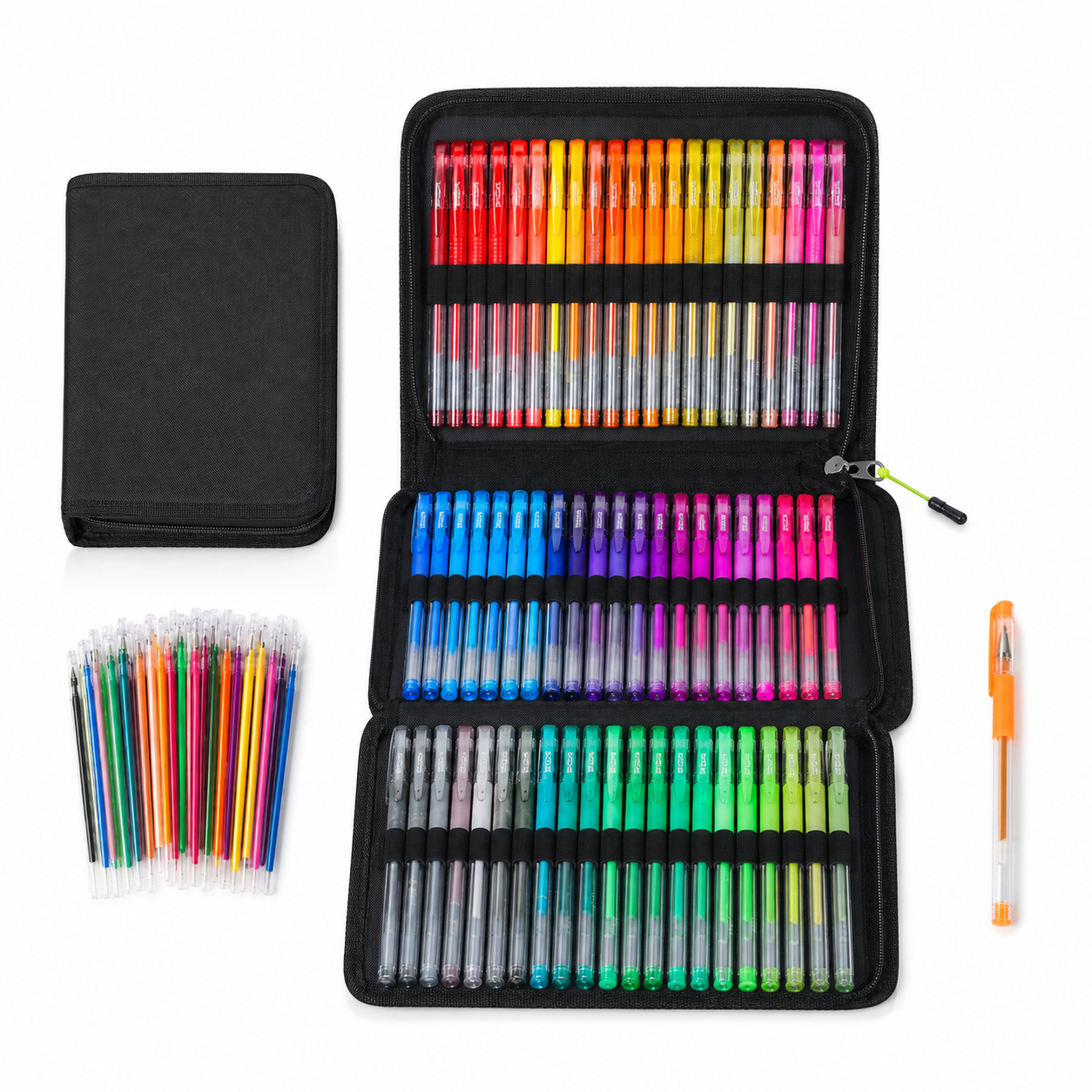 120 Pack Glitter Gel Pen Set