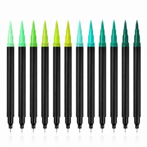 Green Duo Tip Brush Marker