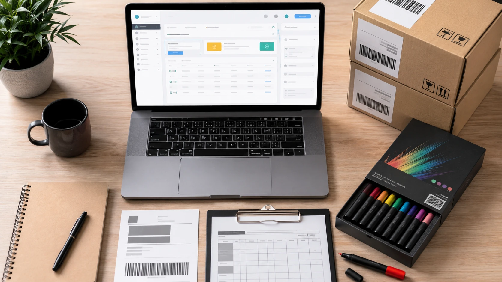 Amazon FBA pen sellers factory to warehouse workflow