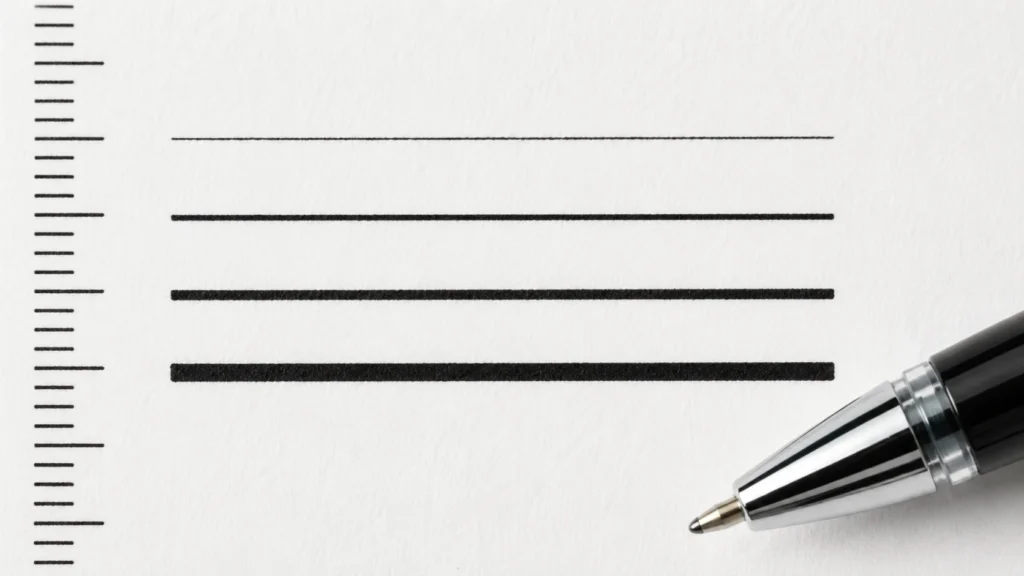 Gel pen nib sizes 0.5mm 0.7mm 1.0mm comparison