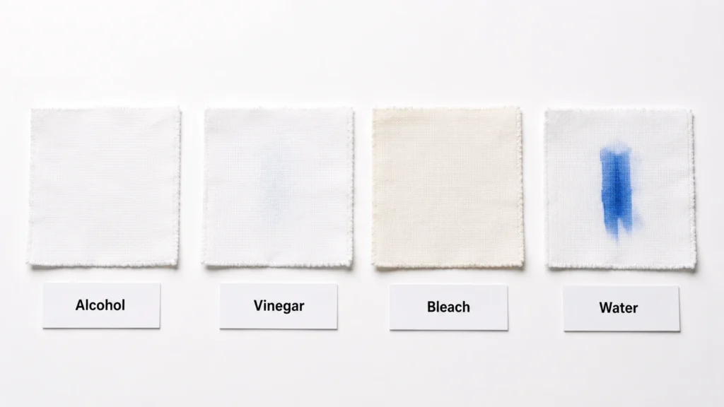 Dry erase stain removal methods comparison test