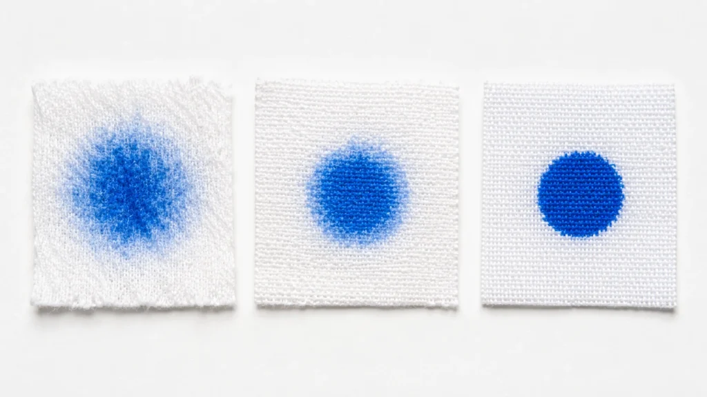 Cotton polyester blend dry erase stain comparison
