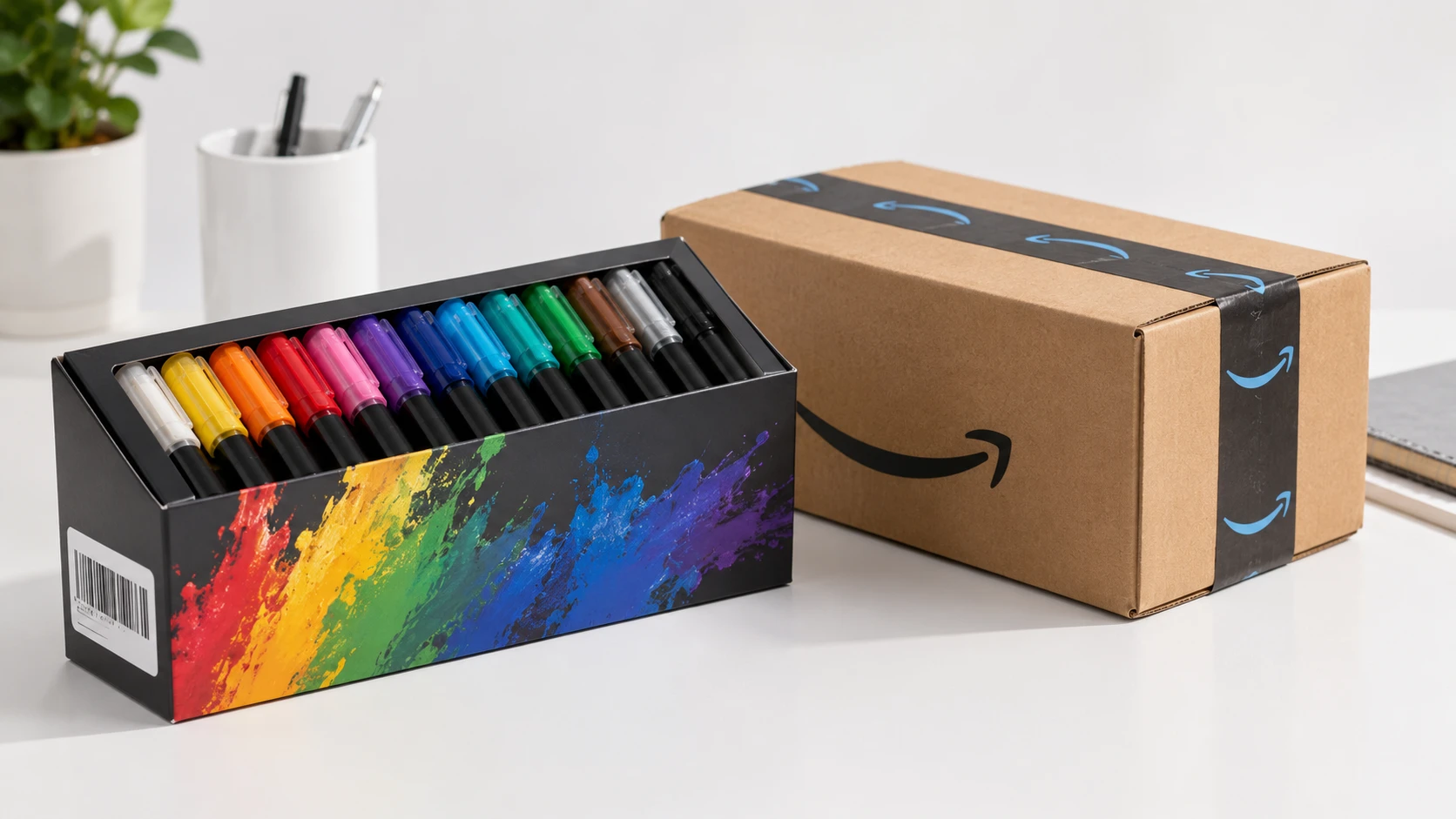 Source acrylic markers China FBA custom packaging