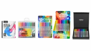 Acrylic marker packaging five formats cost comparison