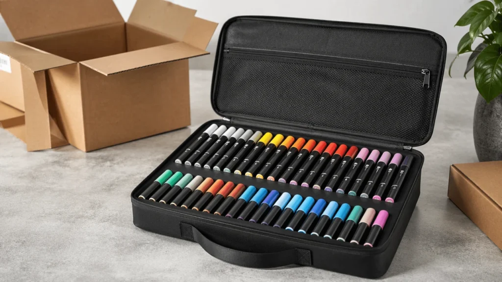 48 color marker set upgrade SKU with retail case