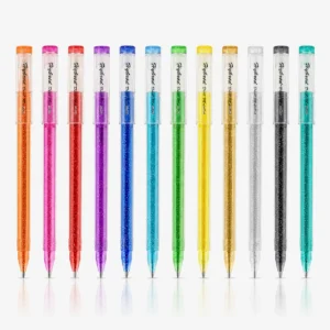 Metallic Glitter Gel Pens Set with Refills