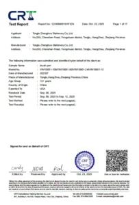 CRT Quality and Safety Test Report - ZH Stationery Non-toxic Products