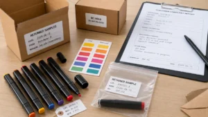 Customer complaint handling desk for dry markers and color differences
