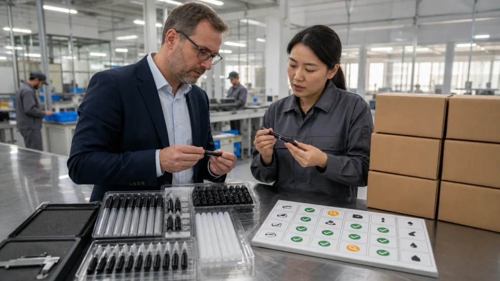Marker pen factory audit checklist for OEM buyers