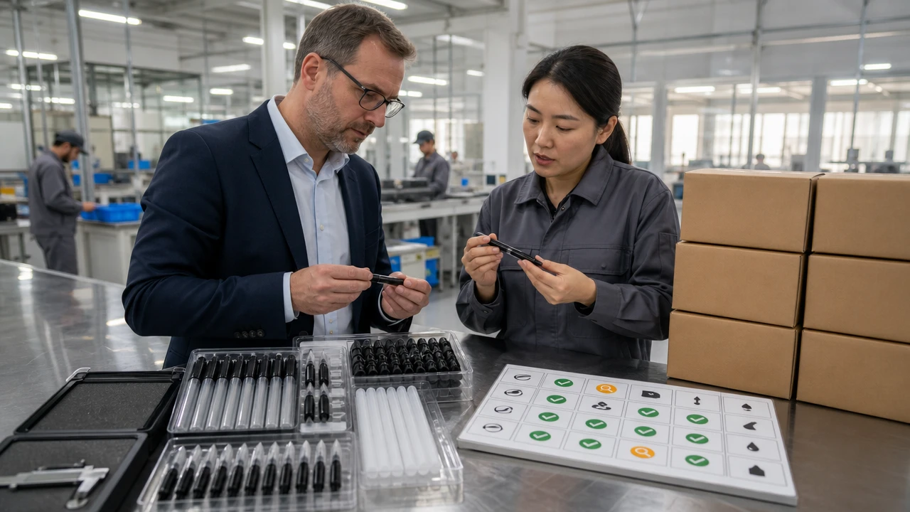 Marker pen factory audit checklist for OEM buyers