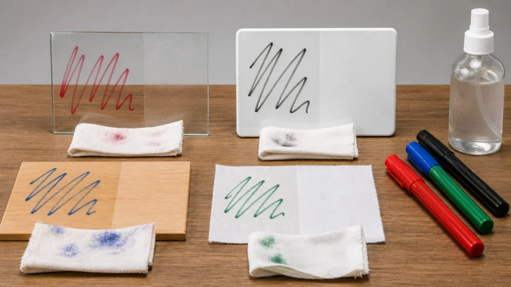 Paint marker removal surface samples for buyer support instructions