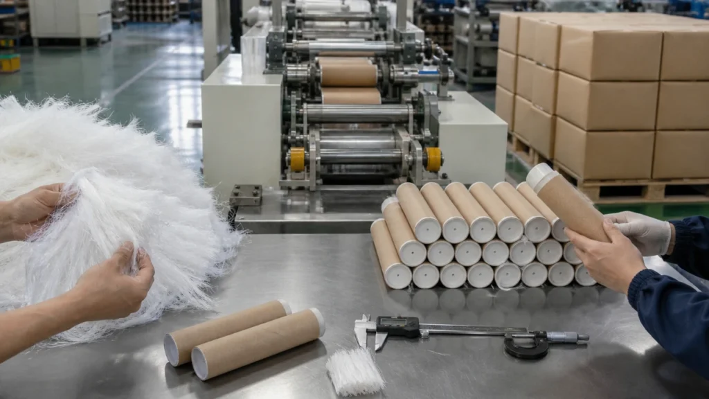 Storage and leakage test for roll-wrapped ink reservoir cores